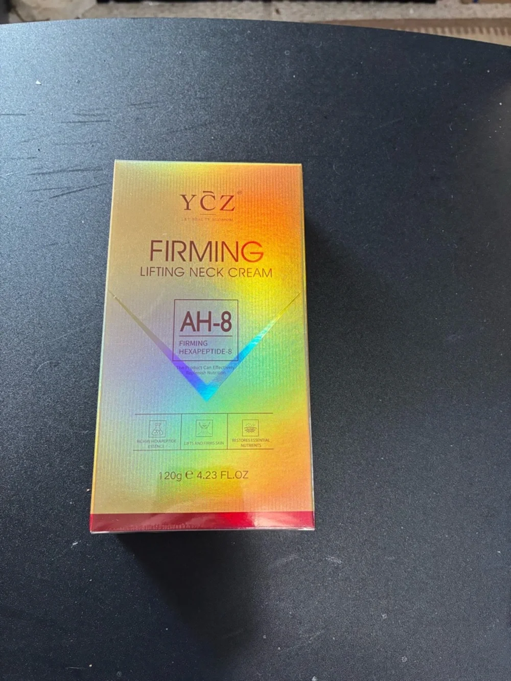 Firming Lifting Neck Cream AH-8 — Iridescent Gold